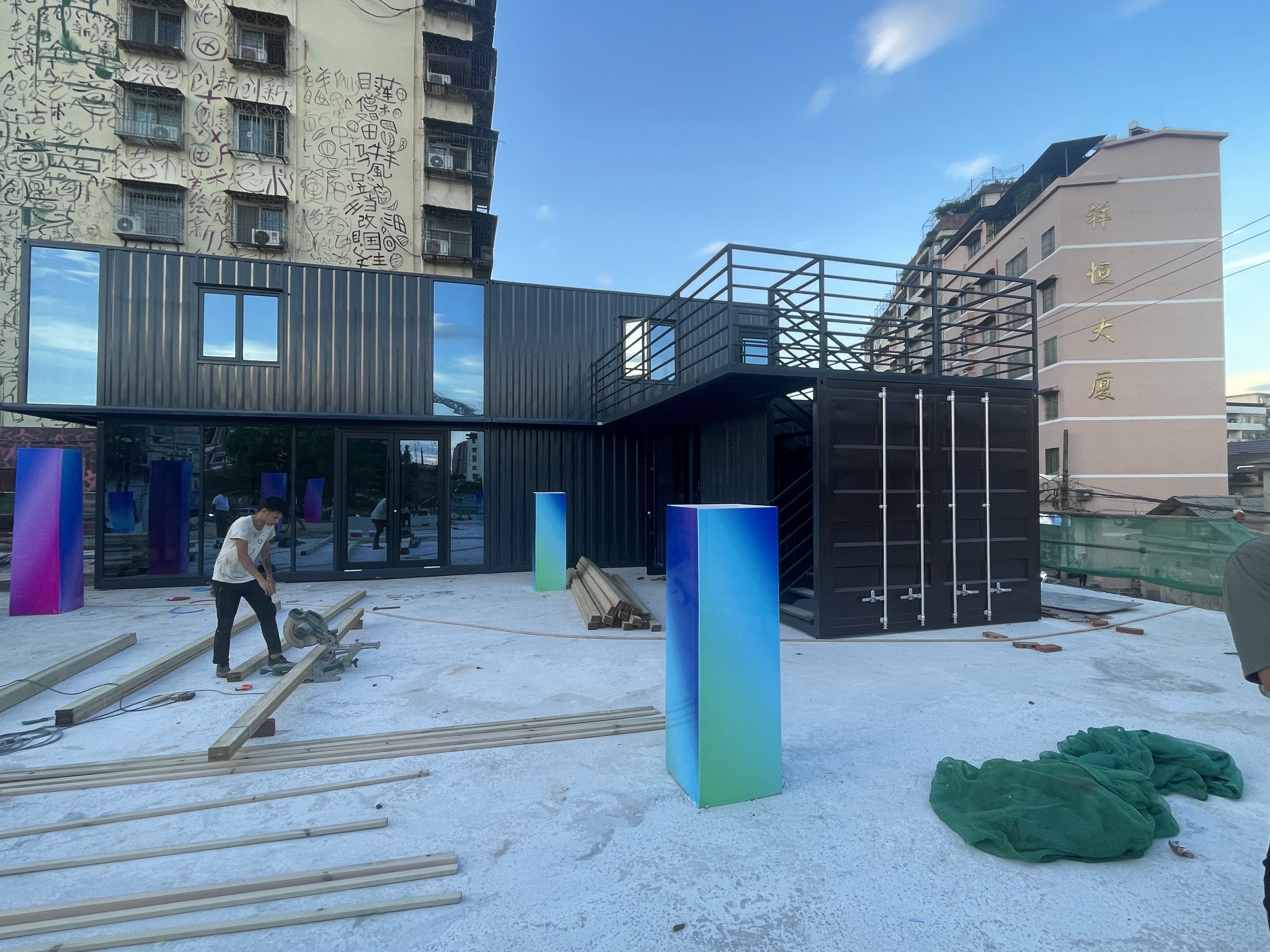 雙層集裝箱房定制